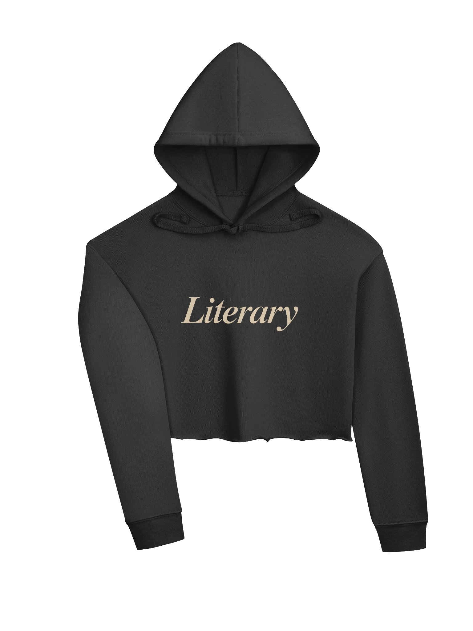 Literary Crop Top- Black/Beige product image (3)