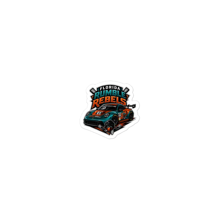 Florida Rumble Rebels Porsche Die-Cut Sticker product image (1)