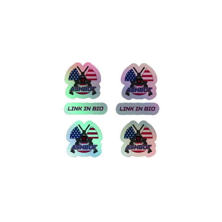 RWB Kiss-Cut Holographic Stickers product image (1)