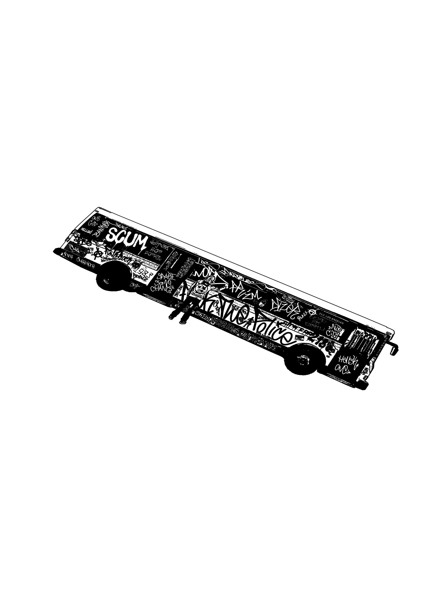 RTD ’80s GRAFFITI BUS product image (1)