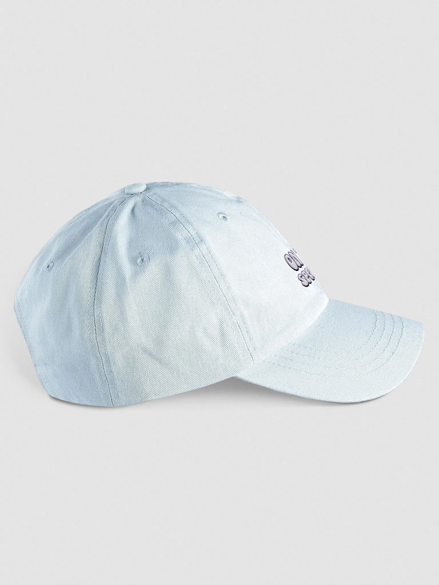 ON THE SPECTRUM (purple) groovy lined design 2 embroidered pastel dad hat product image (13)