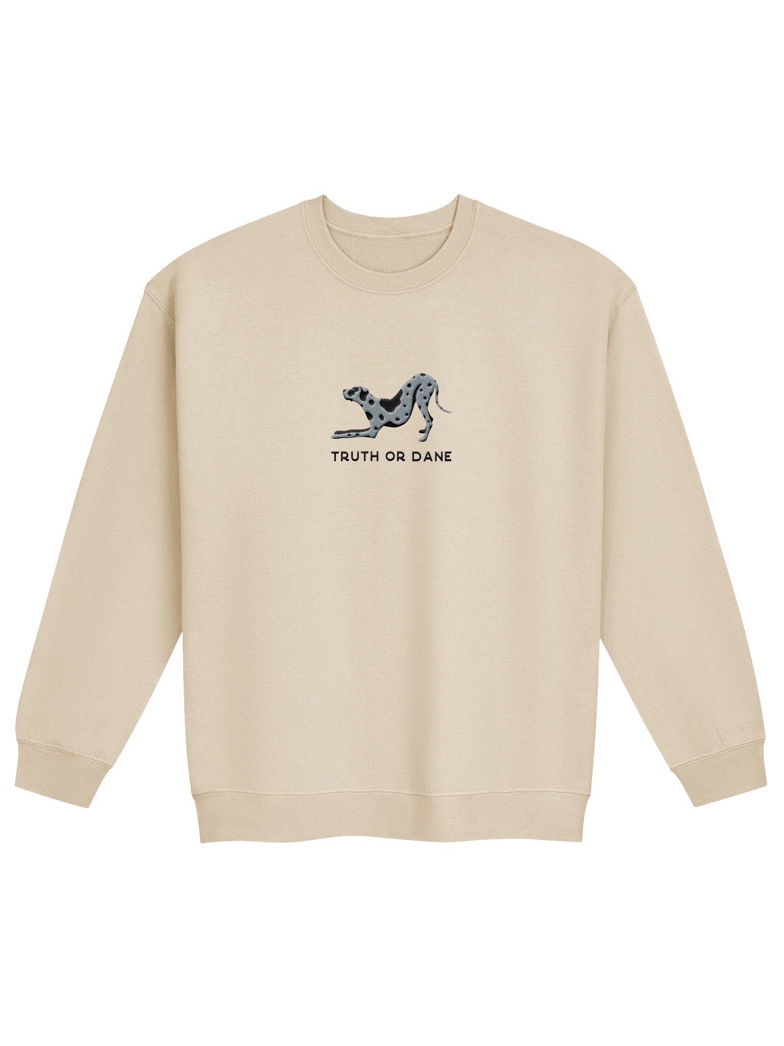 Truth or Dane Sweatshirt (Embroidered) of a Great Dane(Blue Merle) product image (41)