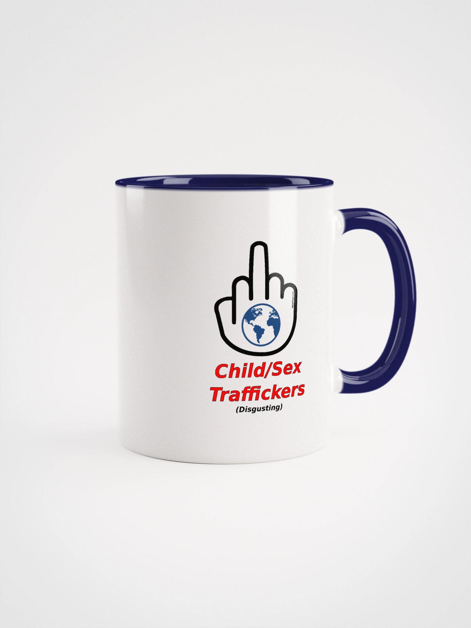 Two-tone Ceramic Mug-MisterFinger-Child-B product image (2)