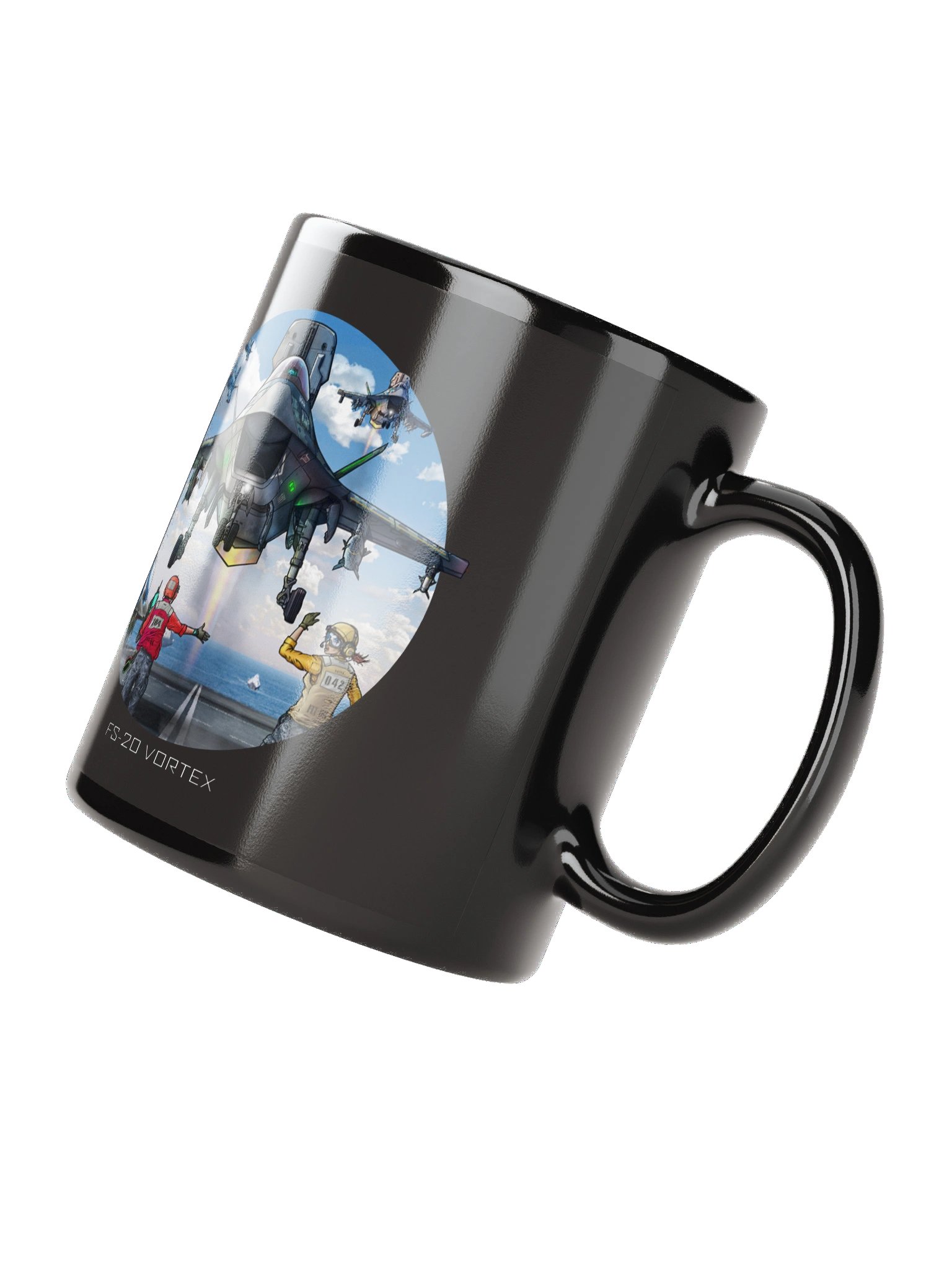 Vortex - Navy Blue Hex (Day) 11oz. Mug product image (2)