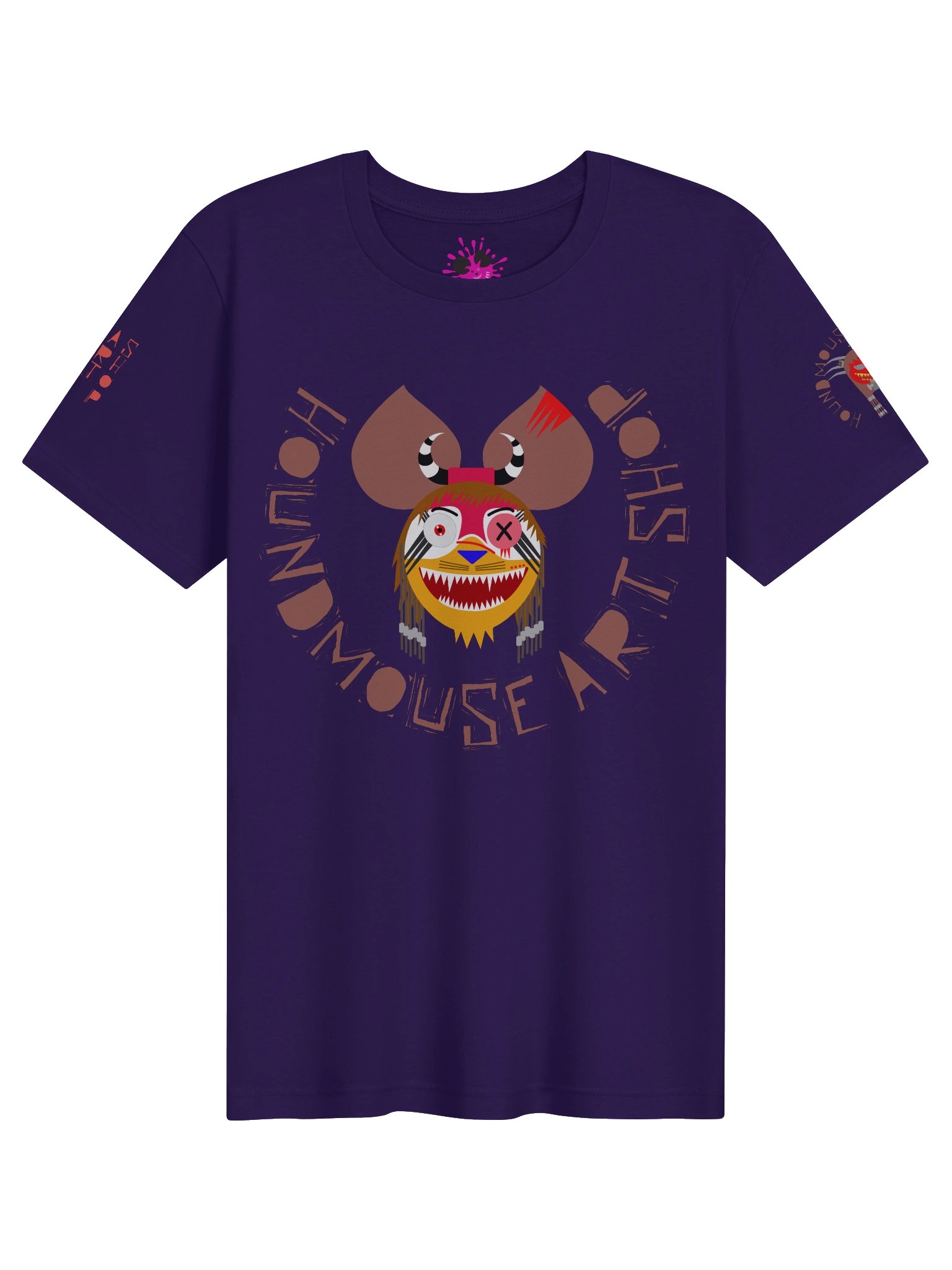Houndmouse Art Gothic Cartoon Face Tee product image (1)
