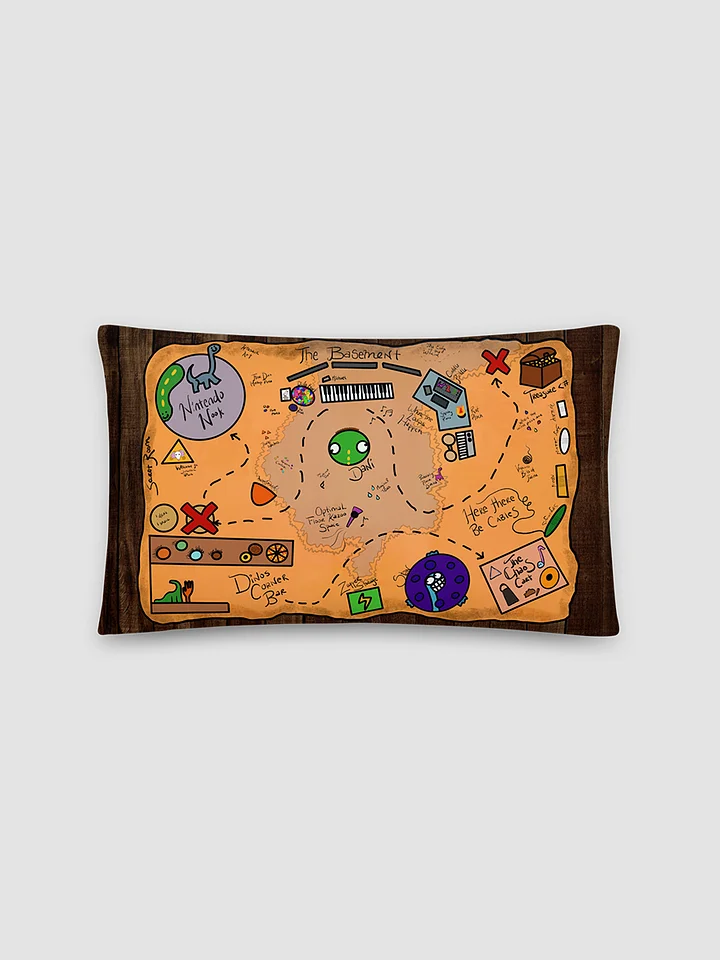 Basement Map Pillow product image (2)