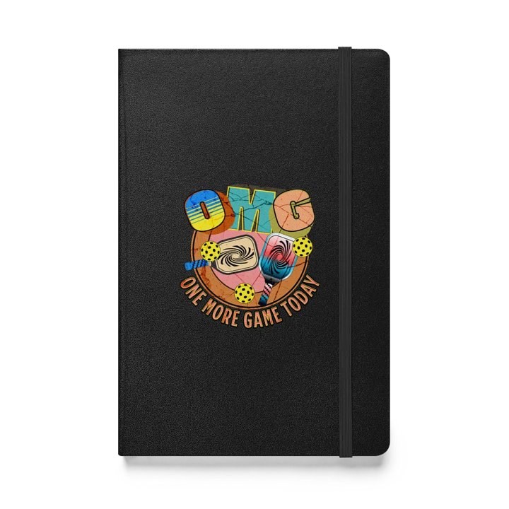 OMG One More Game Today Pickleball Hardcover Journal product image (1)