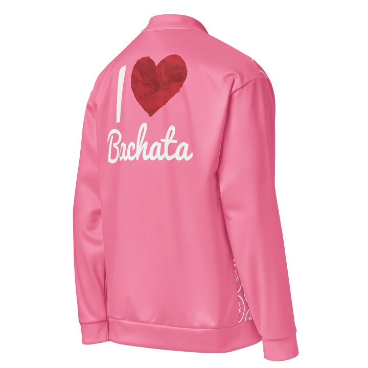 I Love Bachata - Chamarra Bomber All-Over Print Pink product image (1)