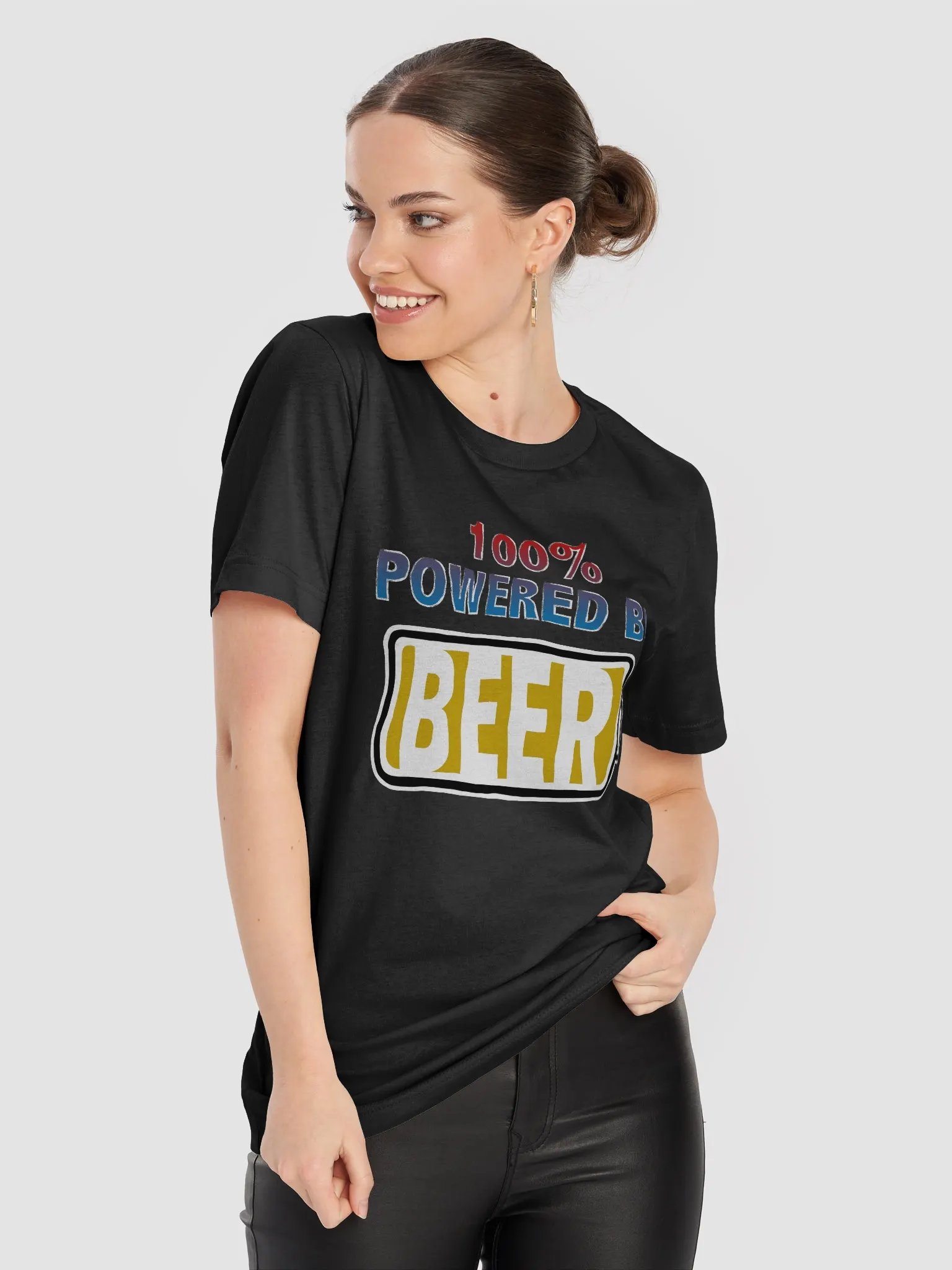 100% Powered By Beer T-Shirt product image (5)