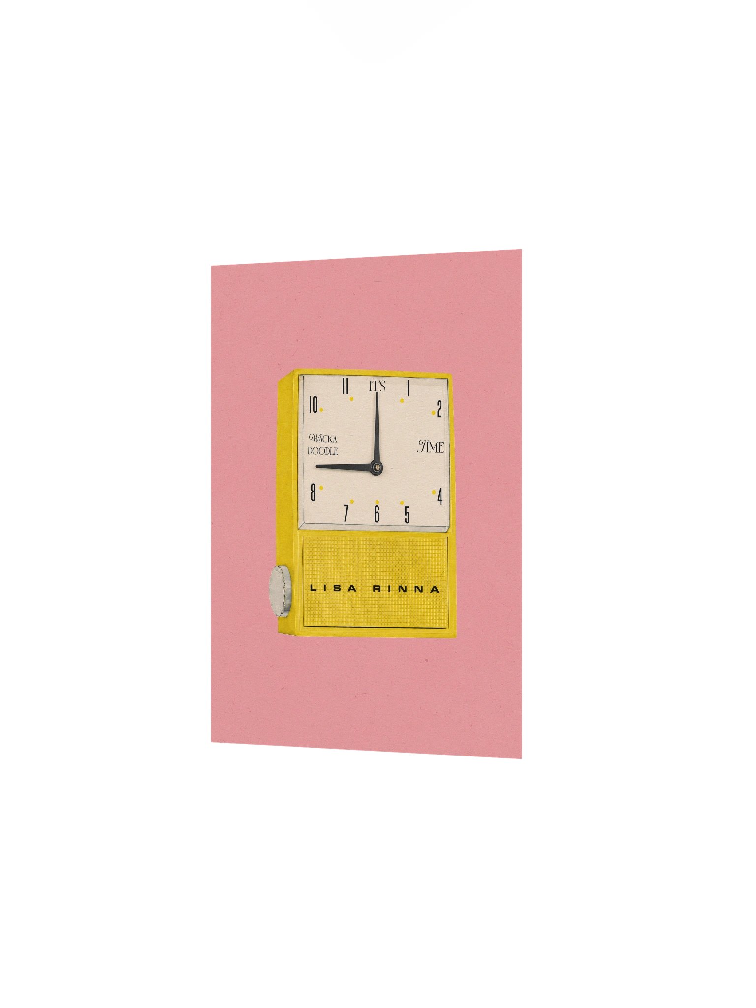 Lisa Rinna Wackadoodle Print: Funny RHOBH Retro Clock product image (3)