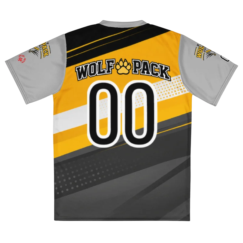 KWP Silver Sleeve SOTX Softball Numbered Athlete Jersey product image (1)