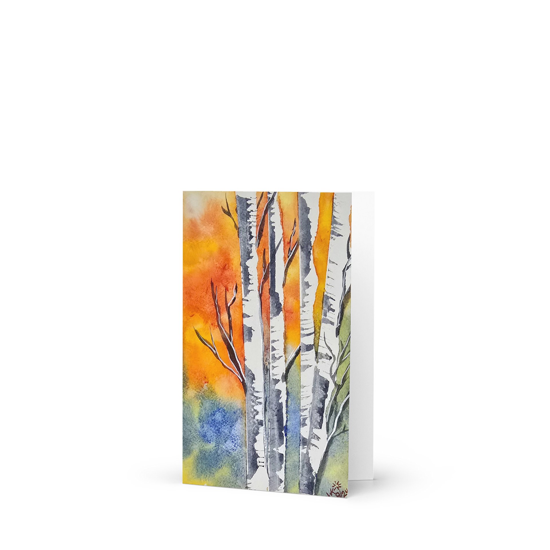 Fall Birch - Greeting Card product image (1)
