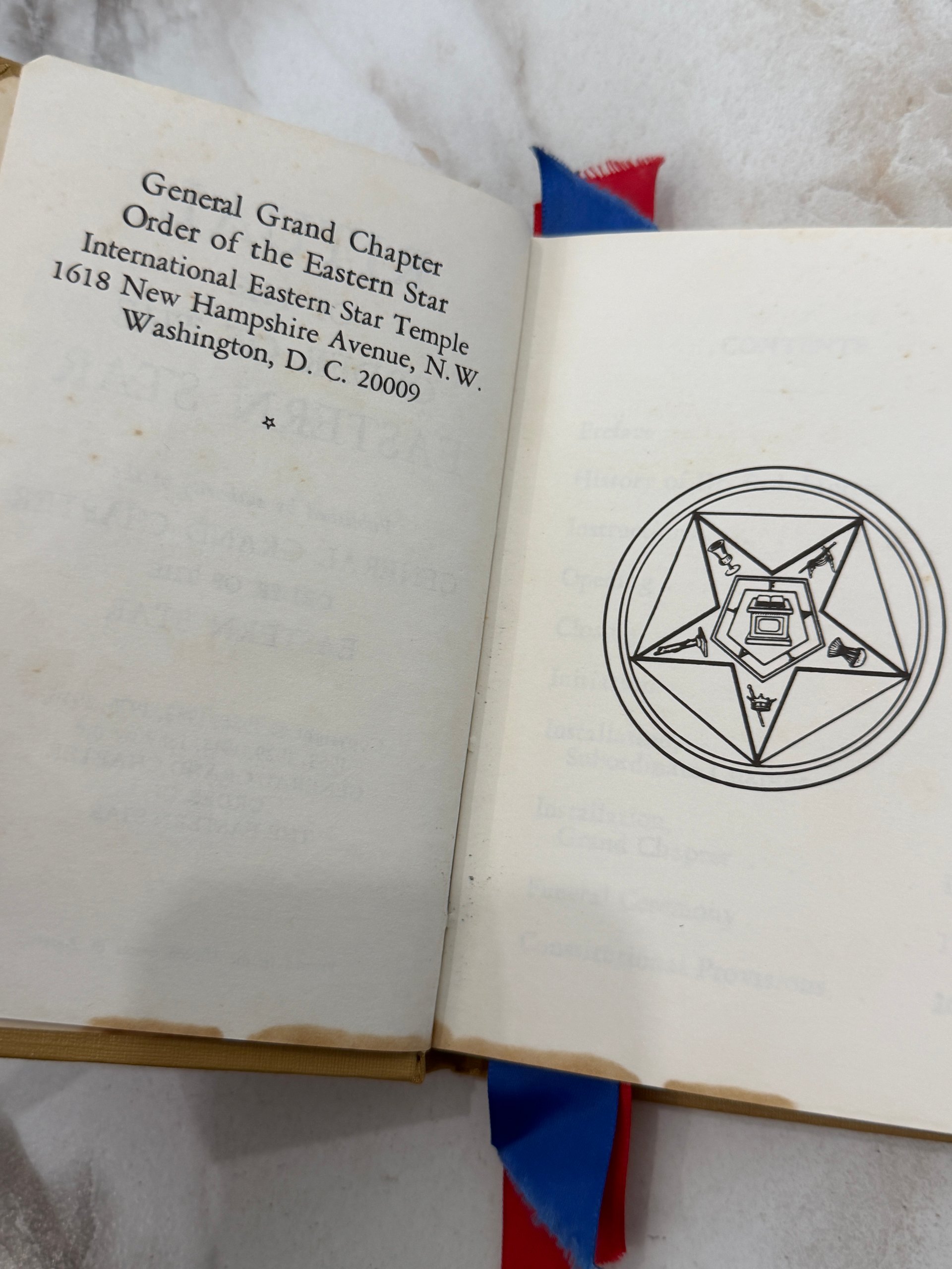 1986 | Ritual of the Order of the Eastern Star | Masonic General Grand Chapter OES product image (3)