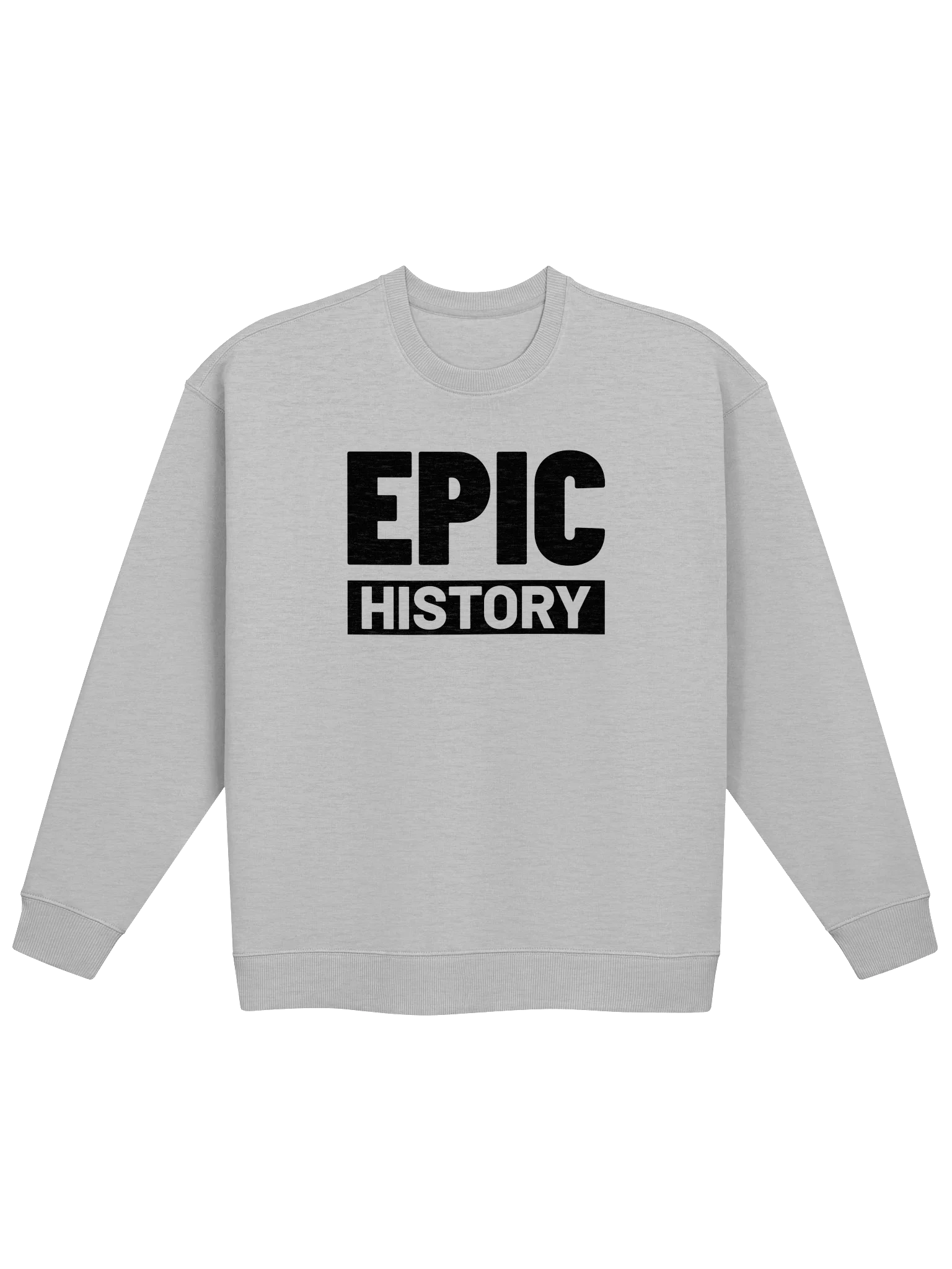 Epic History Logo - Oversized Sweatshirt (Black Logo) product image (1)