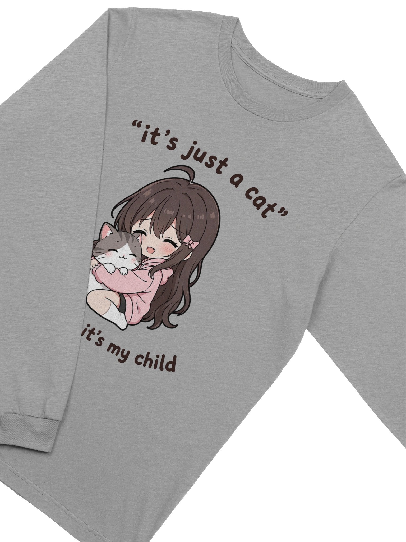 "It's Just a Cat" Long Sleeve Tee product image (11)