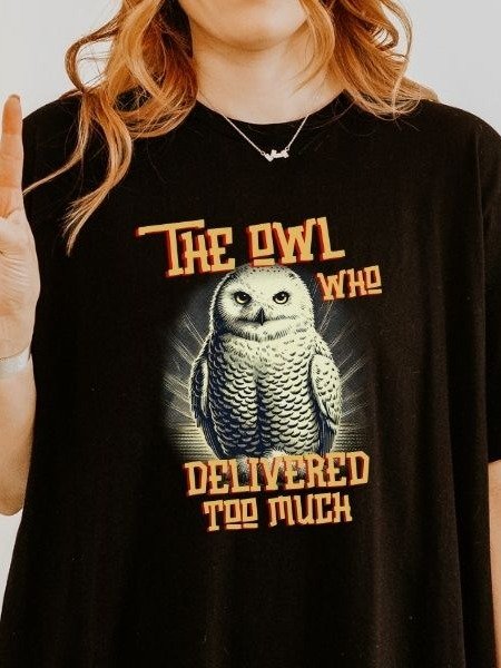 Magical Owl Funny Vintage Pulp Mystery Harry Potter Shirt product image (11)