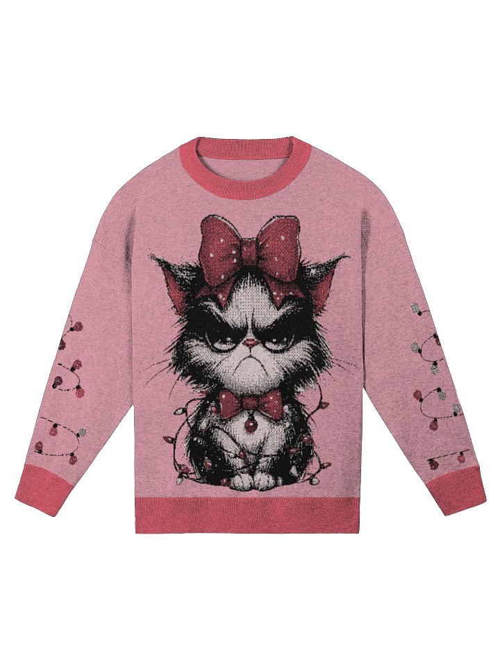 Cat's Got Your Lights Holiday Sweater product image (5)