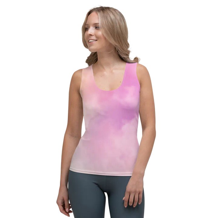 Blur cloud rainbow Design Tank Top - V4 product image (1)