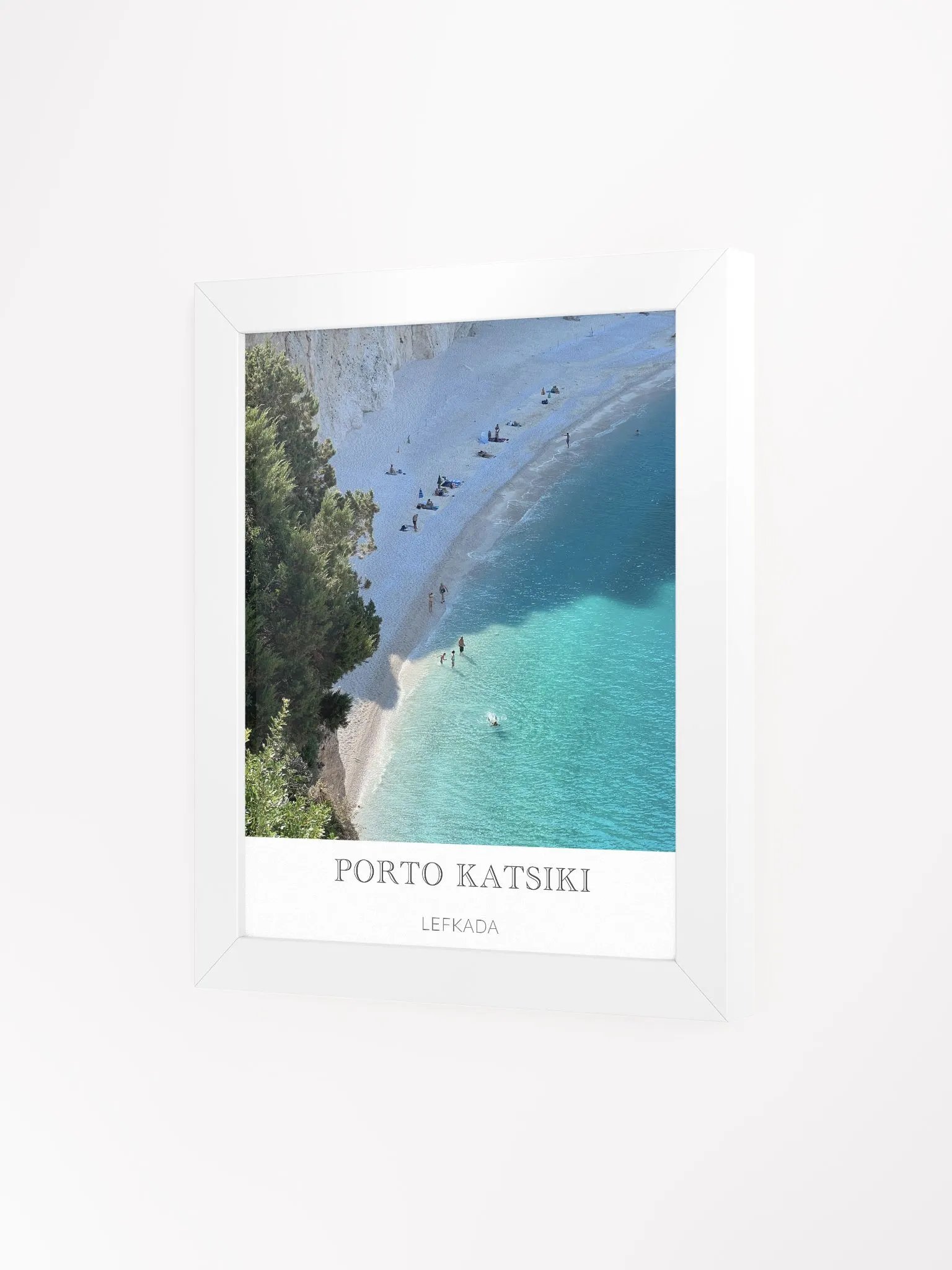 Porto Katsiki Greece - Framed High-Quality Matte Poster product image (3)