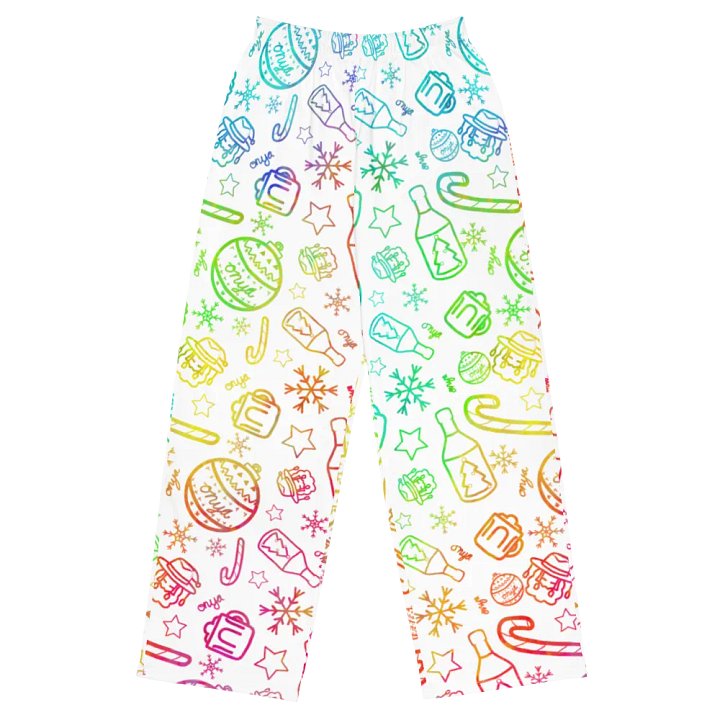 Limited Edition Christmas Rainbow Loose Pants product image (1)