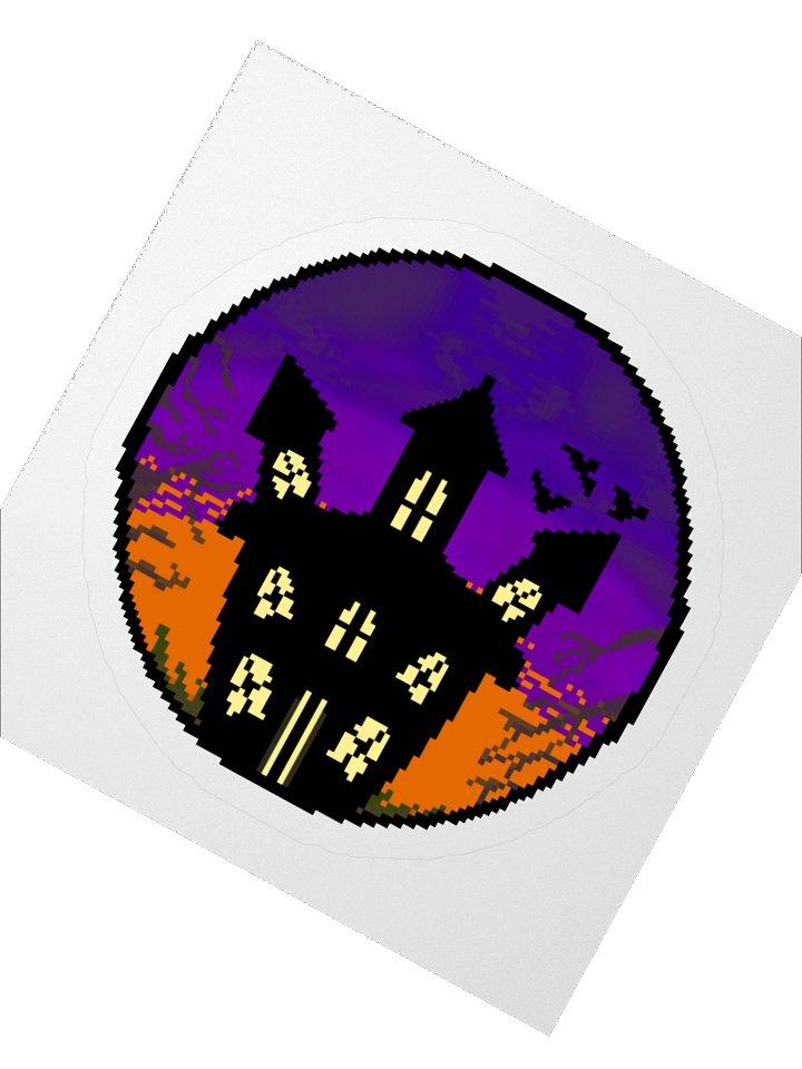 Pixel Haunted Mansion Sticker product image (4)