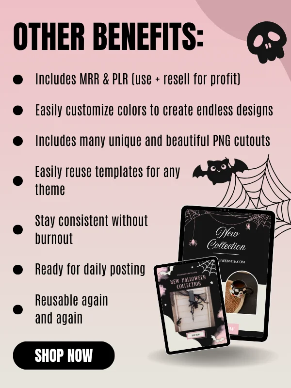Halloween Pinterest Templates Canva product image (7)
