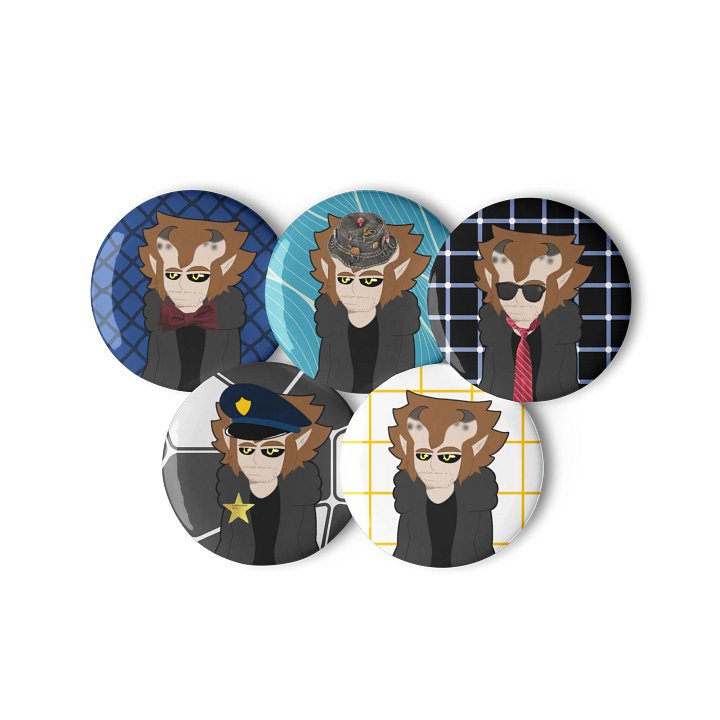 THE ASSYLUM: The Many Faces Of Bill Pin Set product image (2)