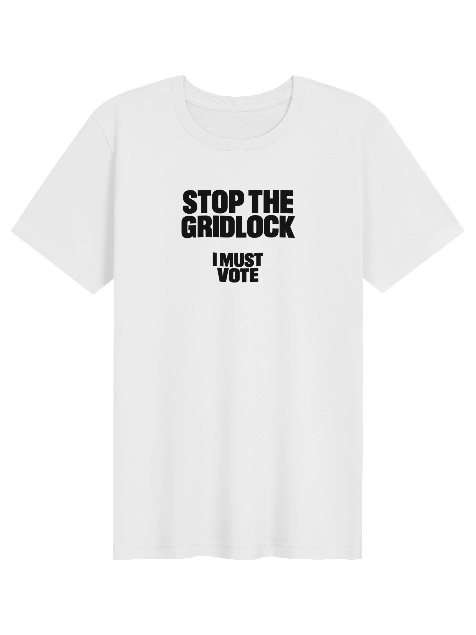 Stop the Gridlock Tee - White product image (1)