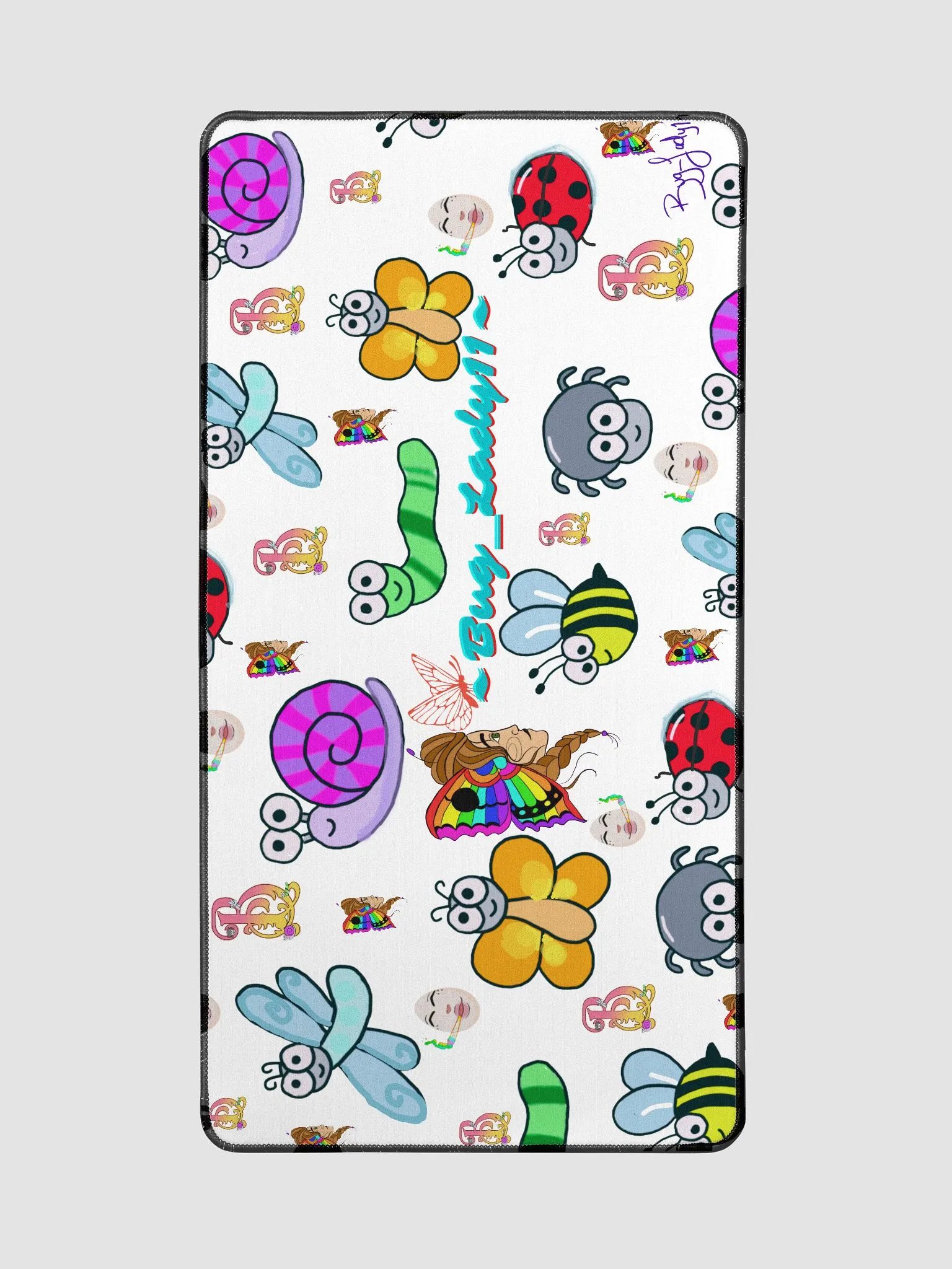 Bug_Lady11 XL Desk Mat product image (2)