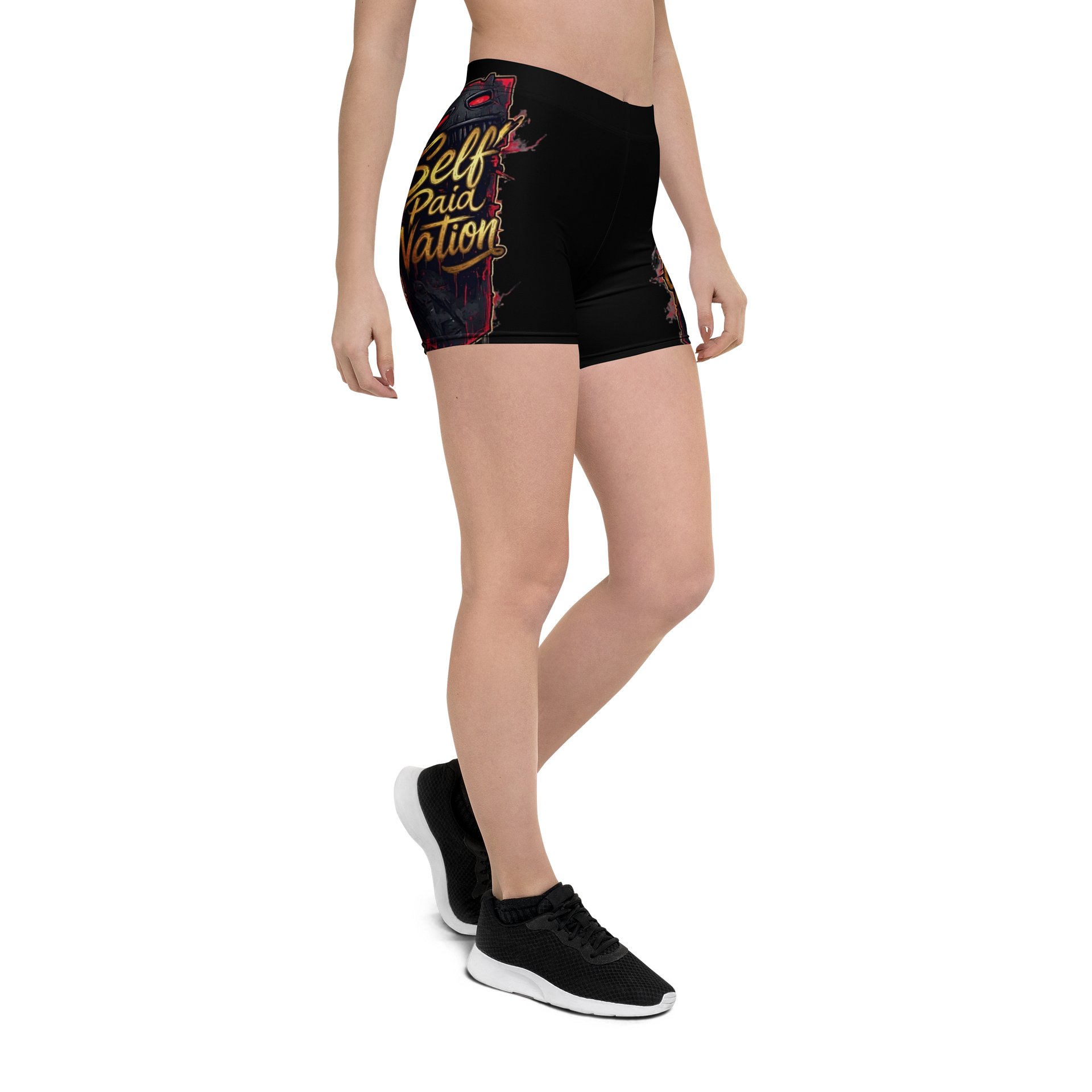 Limited Edition B.S.G Self Paid Nation All-Over Print Shorts product image (6)