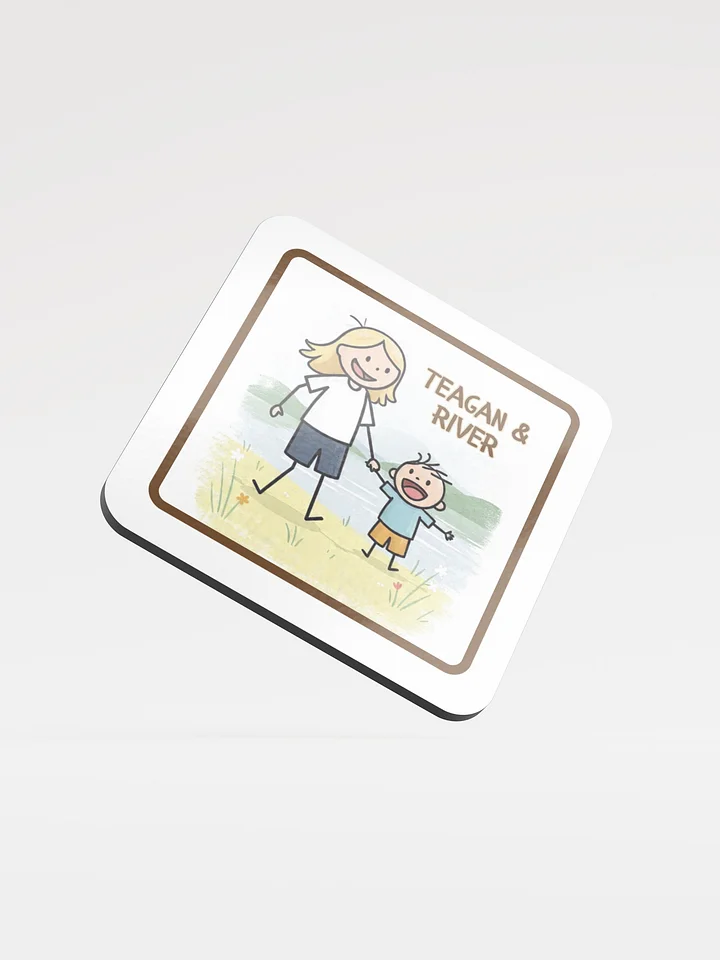 Teagan & River Personalized Cork Coaster product image (1)