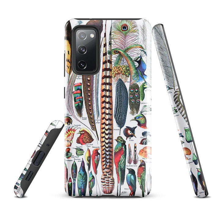Feathers of Diversity Samsung® Tough Case - Plumes by Adolphe Millot product image (3)