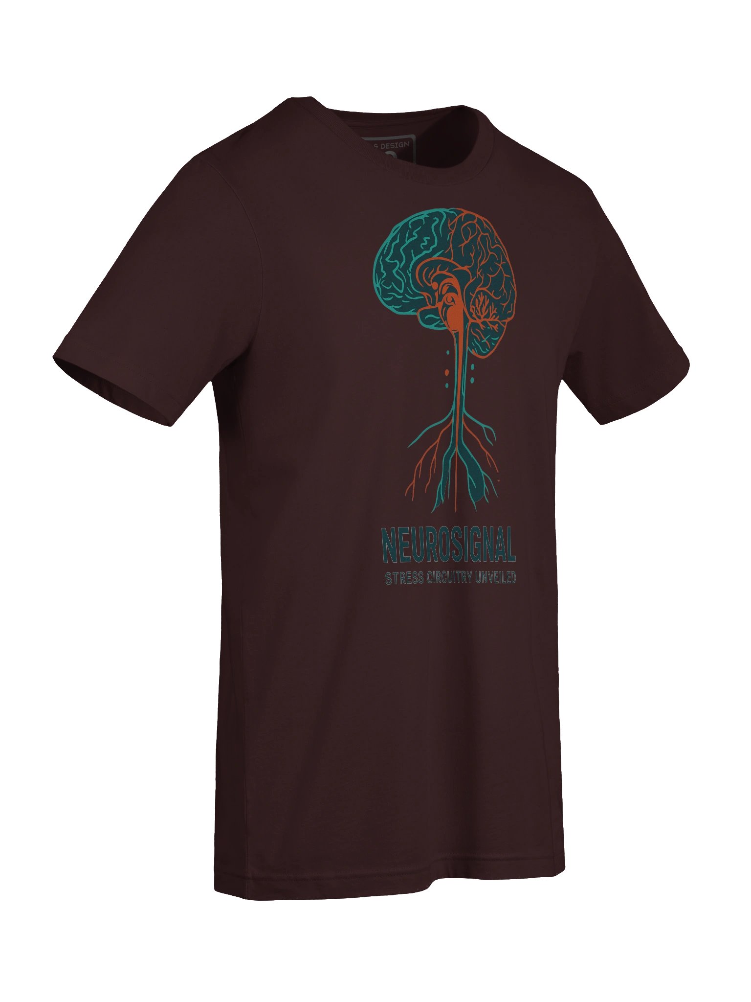 Neurosignal Tee Stress Circuitry Artwear - T-Shirt - by M-Art & Design product image (3)