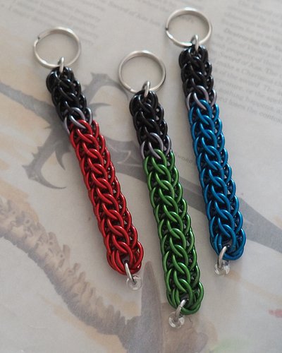 why yes, i shall join in on the fun today. may the fourth be with you!

the chainmaille lightsaber keychains are in the shop ...