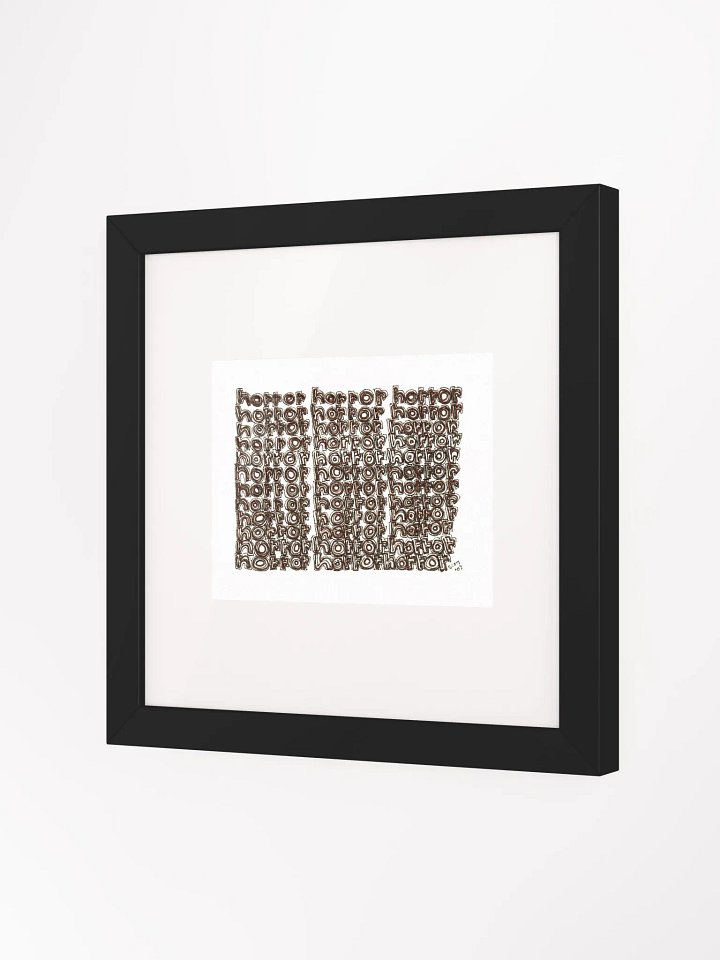 horror Panel Card Print Framed product image (1)
