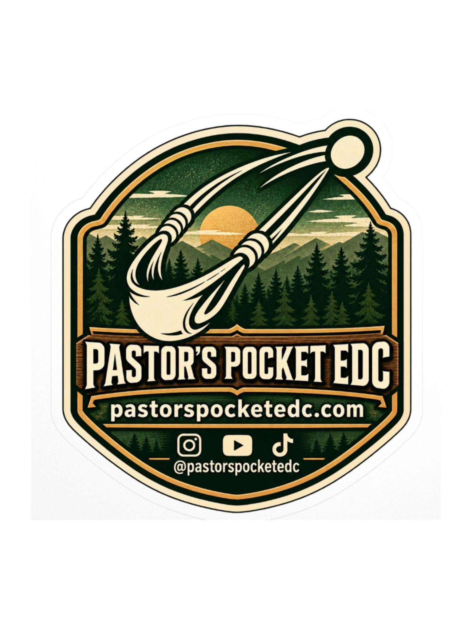 Pastor's Pocket EDC Stickers product image (1)