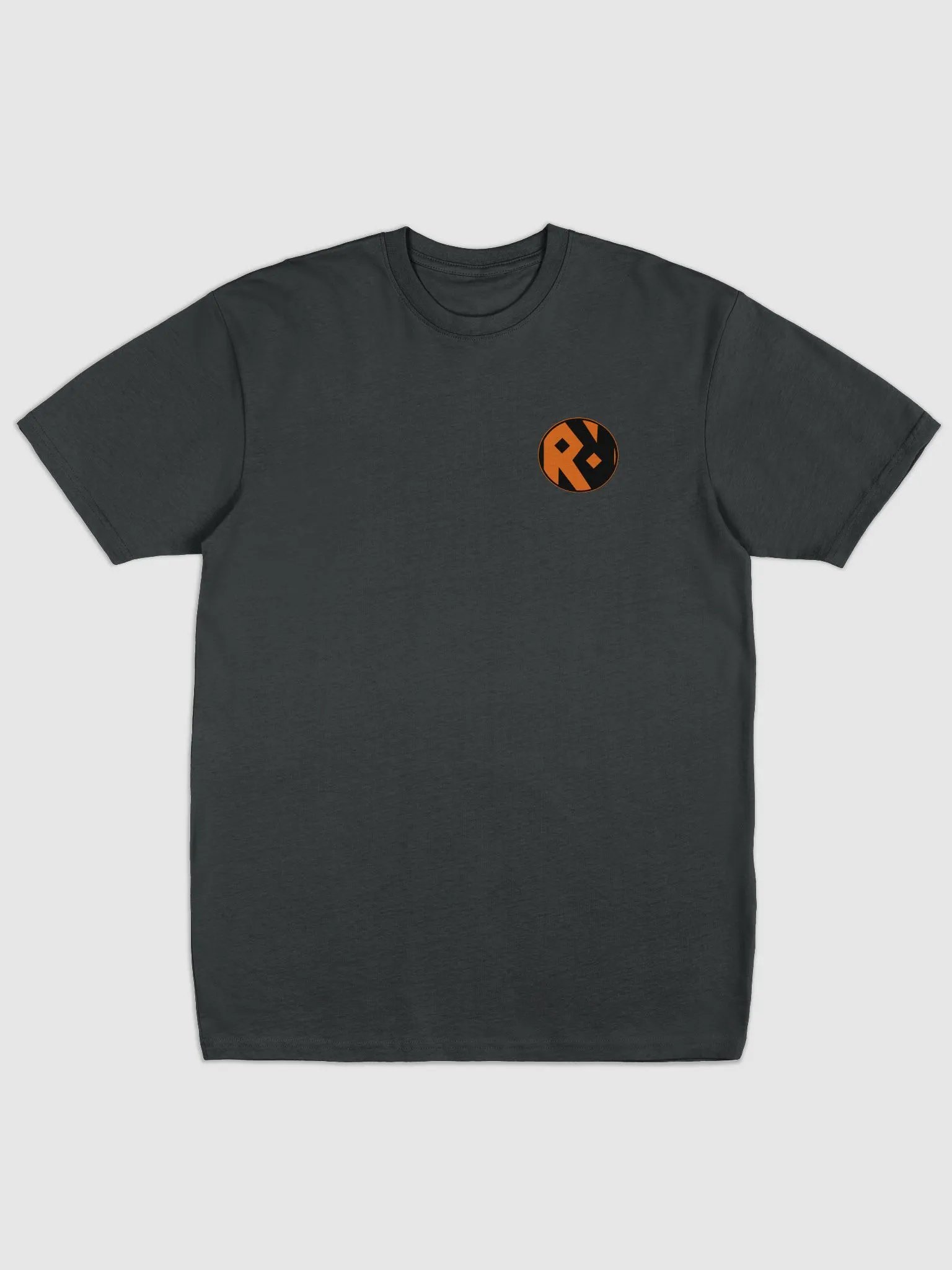 Pumpkin Circle T-Shirt Small Logo Heavy product image (1)