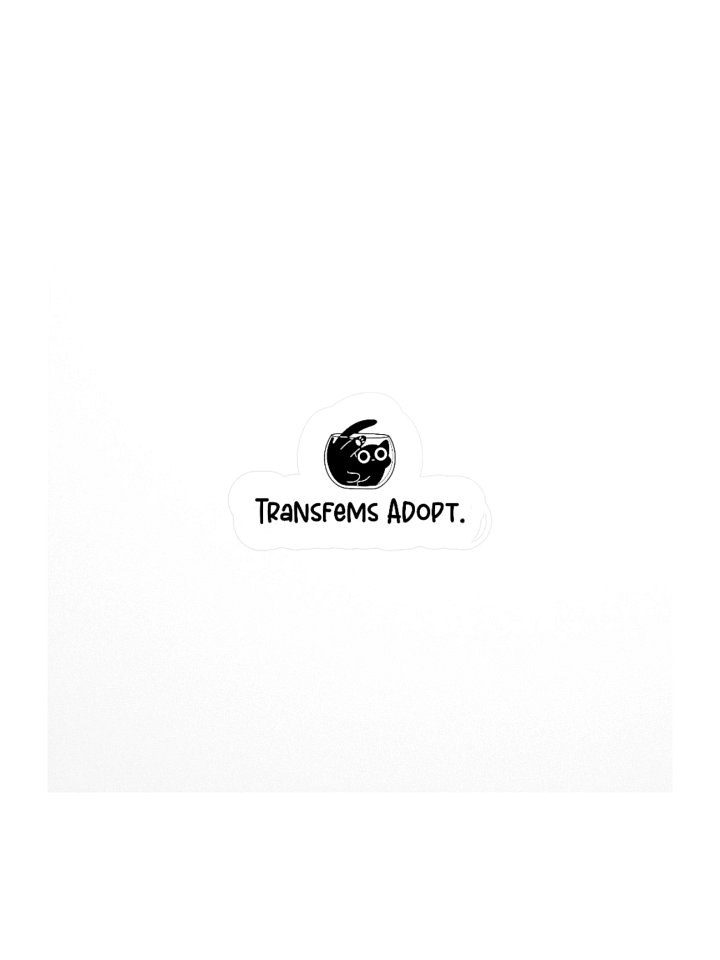 Transfems Adopt Kisscut Sticker product image (1)