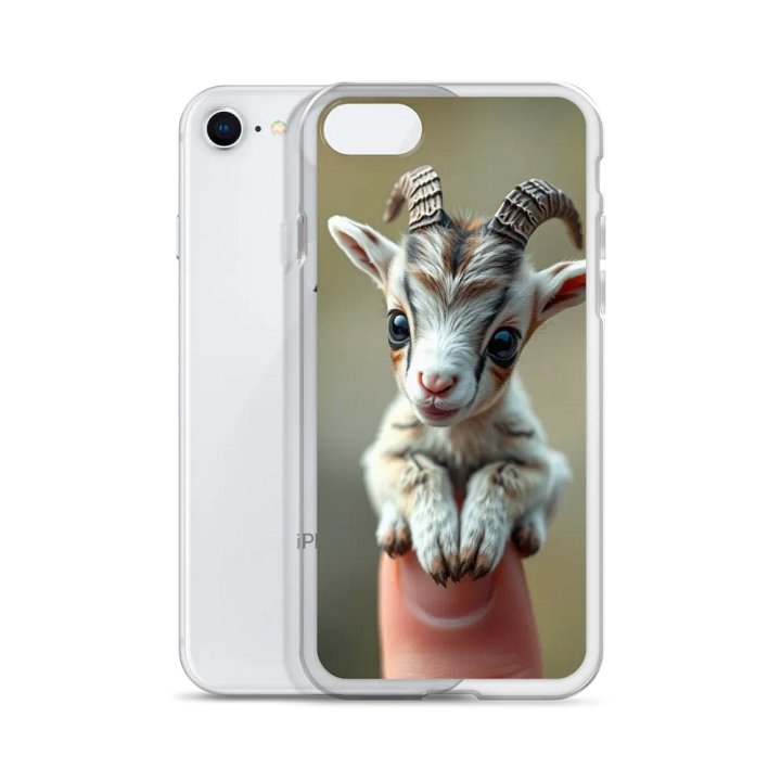 Tiny Mountain Goat On a Fingertip iPhone® Case product image (51)
