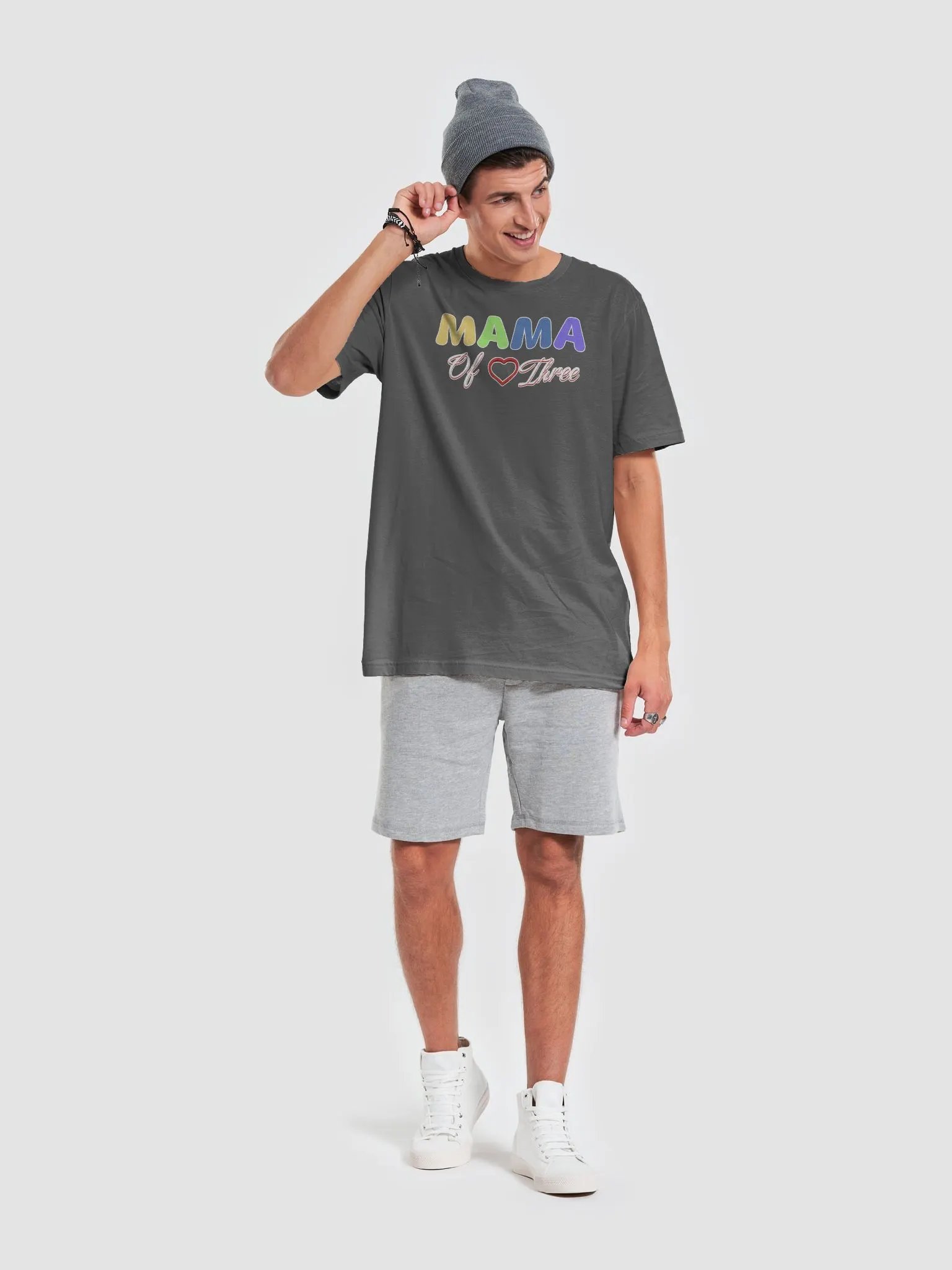 Mama of Three - Loving Family Design T-shirt product image (27)