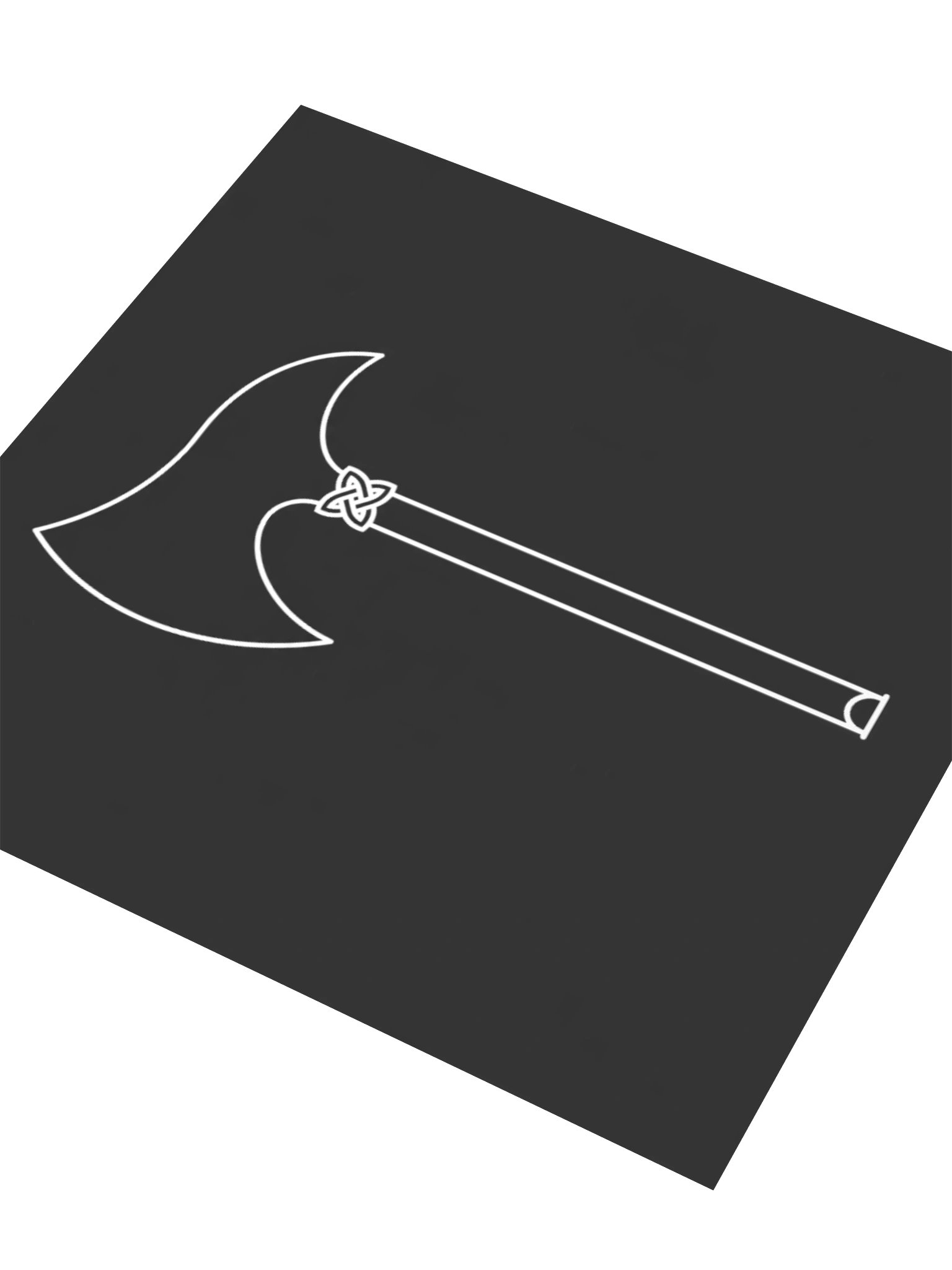 Minimal Axe Sticker product image (9)
