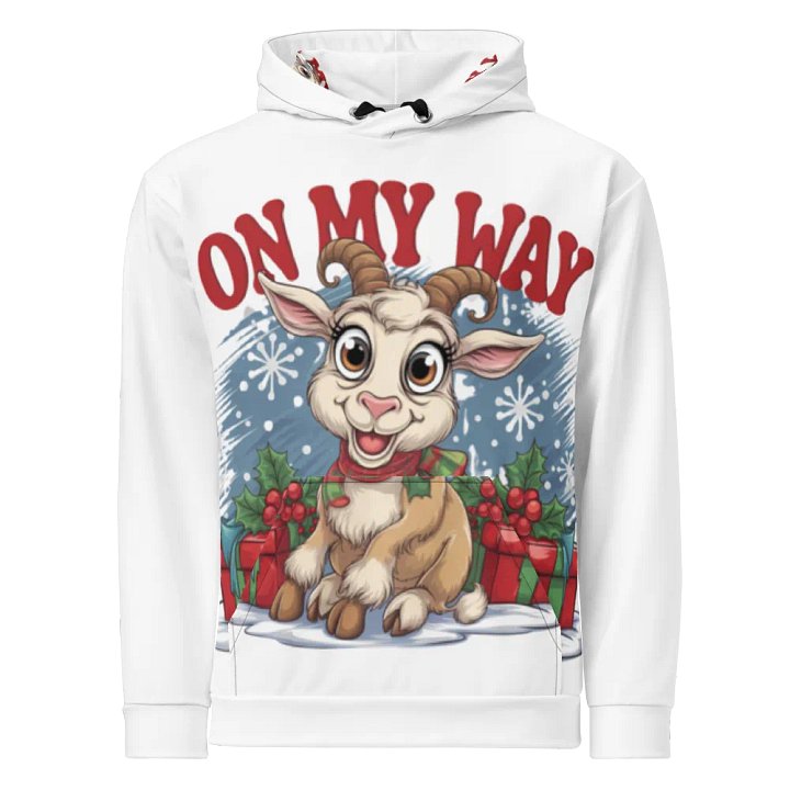 Traditional Yule Goat Scandinavian Holiday hoodie product image (1)