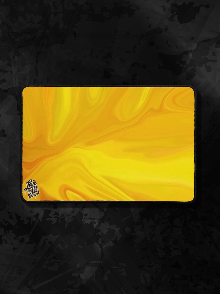 L2A Yellow Swirl Deskmat product image (1)