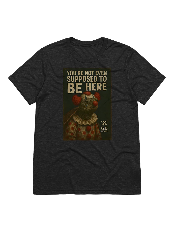 LIMITED EDITION: G.D. Pickups “Clown Turtle” Artwork Short Sleeve Tri-Blend product image (2)