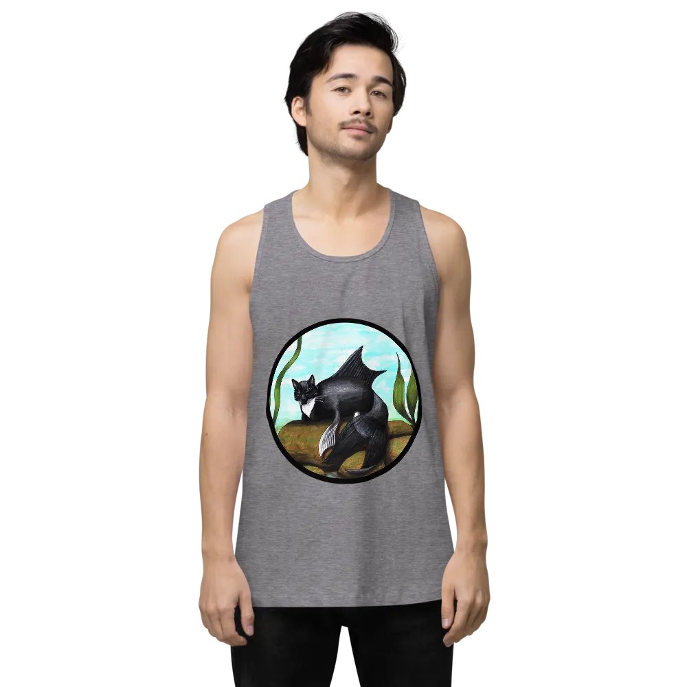 Mermeow Tuxedo Tank M product image (9)