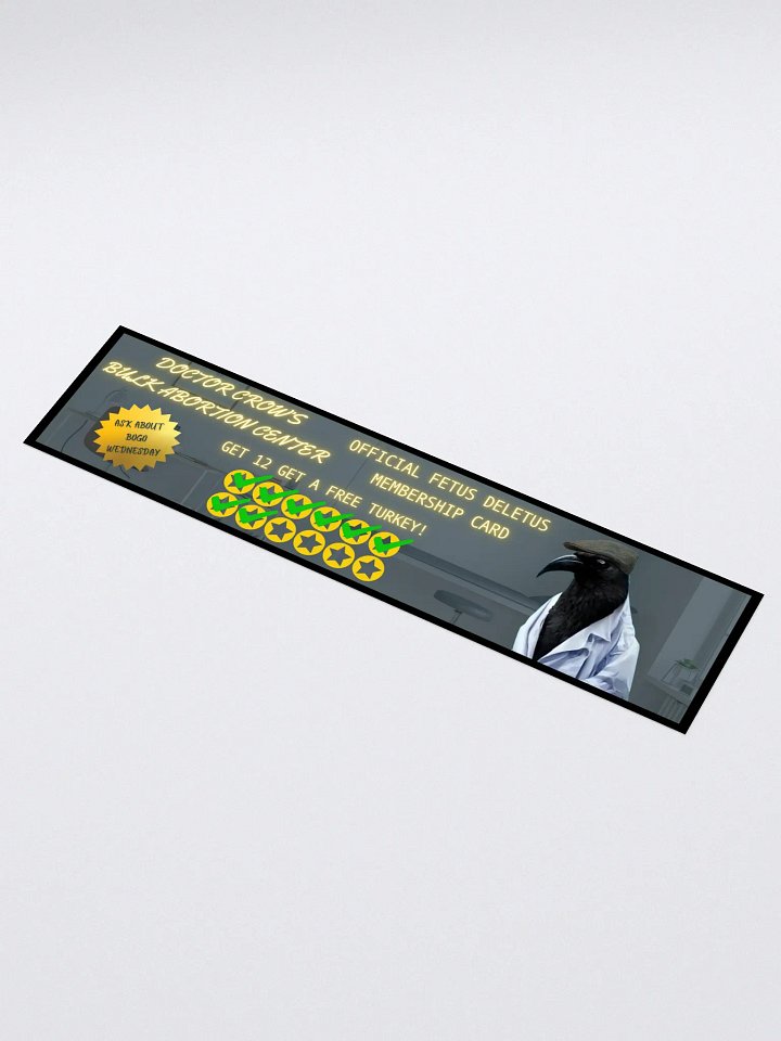 Dr Crow's Bulk AB's - The Bumper Sticker product image (1)