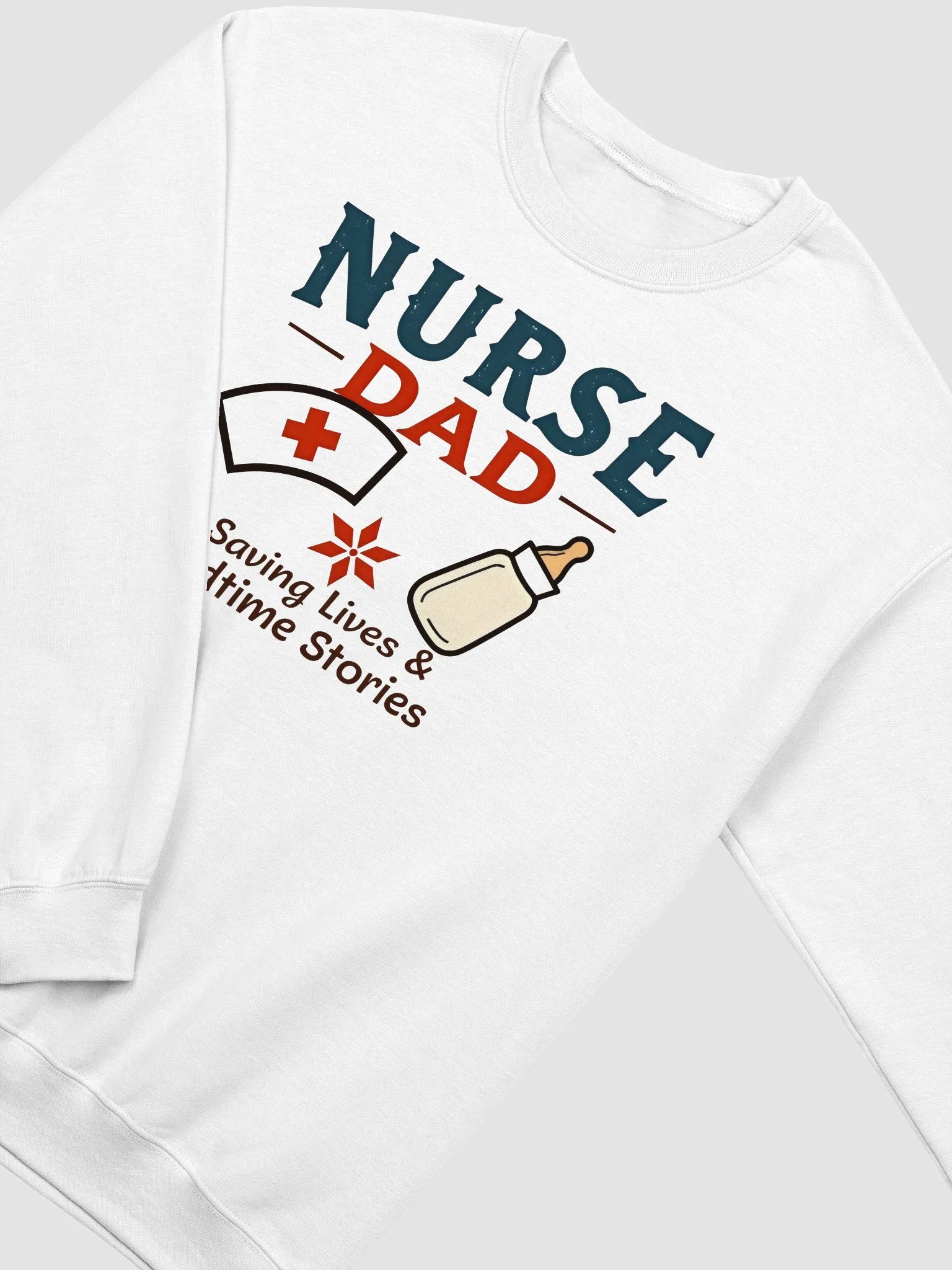 Nurse Dad Saving Lives Sweatshirt product image (16)