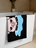Poolside Pig Beach Towel - Black
