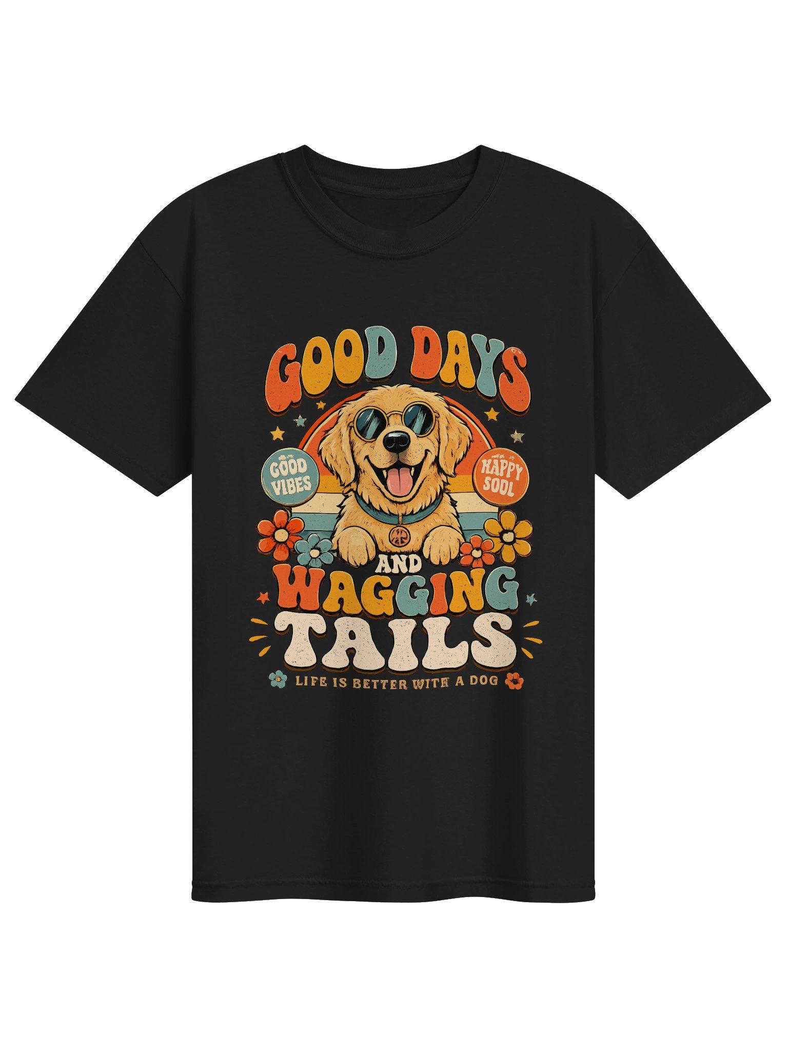 Good days and wagging tails tees product image (1)