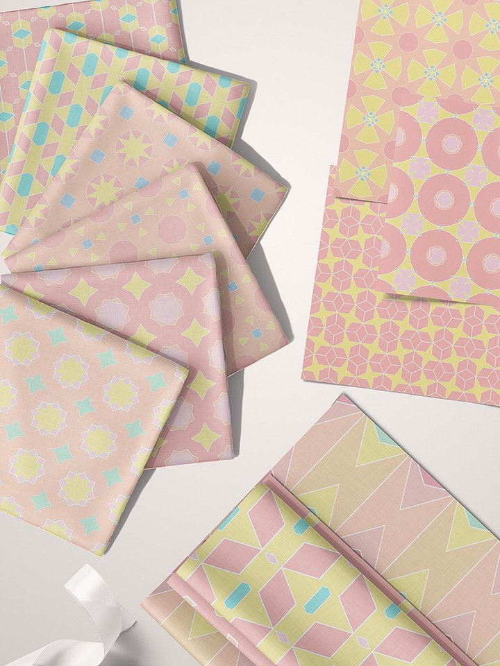 Abstract Pastels Pattern Pack 10 - July product image (1)